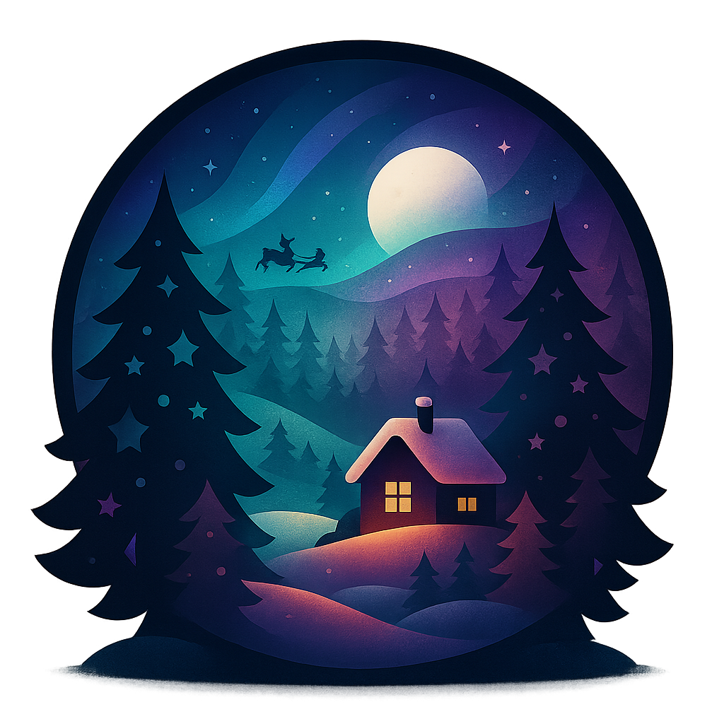 Holiday Silhouette Scene Pack